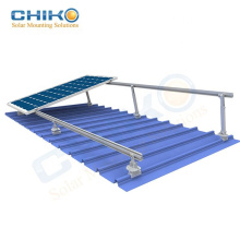 Pre-assembly adjustable solar panel tilt mount brackets pv panel mounting metal roof system